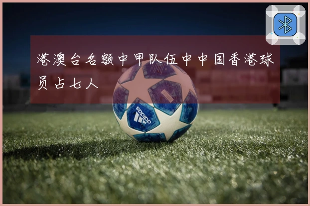 港澳台名额中甲队伍中中国香港球员占七人